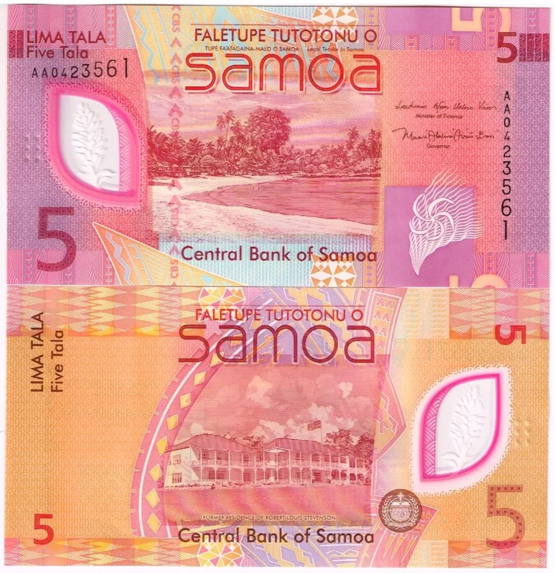 Samoa 5 tala polimer P-47 UNC